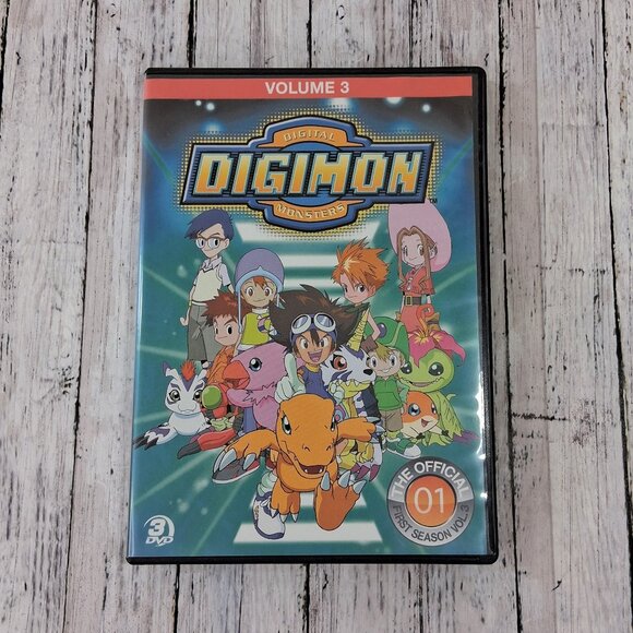 Digimon Digital Monsters The Official 1st Season Vol 3 Anime DVD Set - Picture 1 of 5
